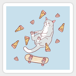 Pizza Cat Sticker